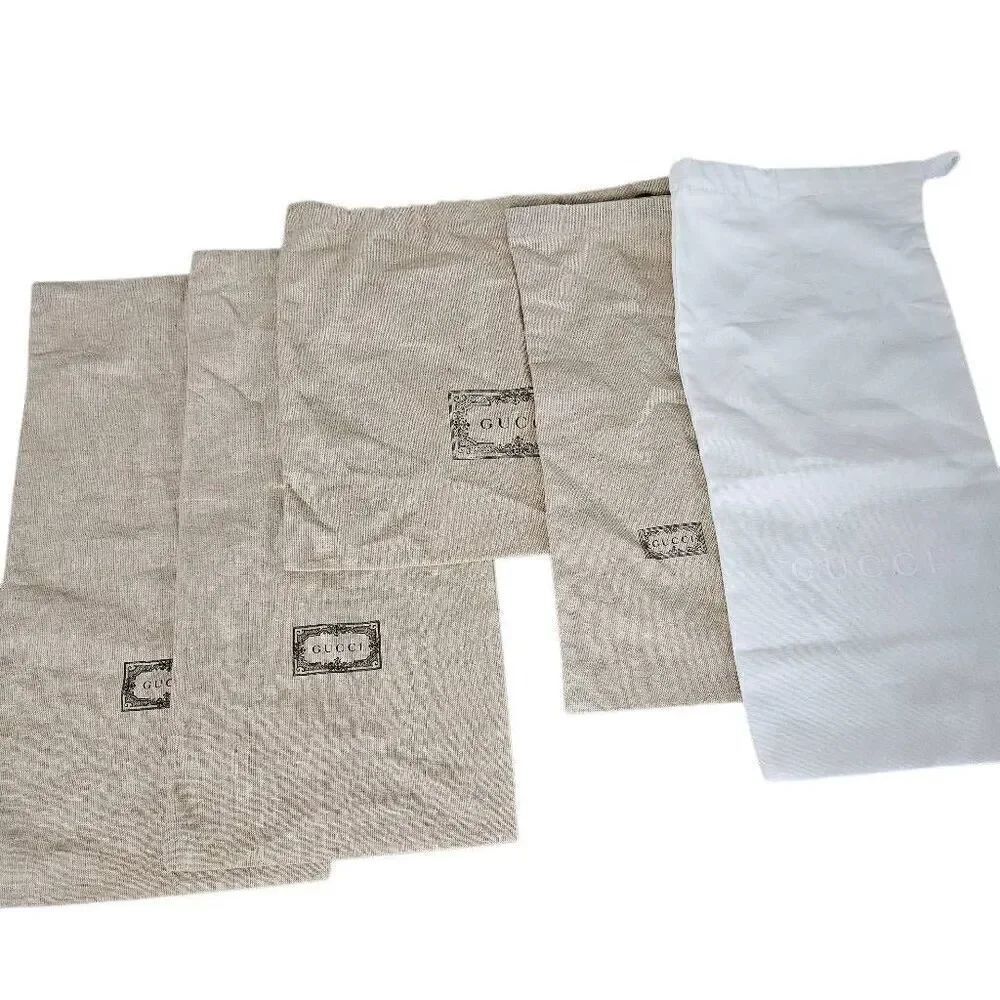 Gucci dustbag 5pcs